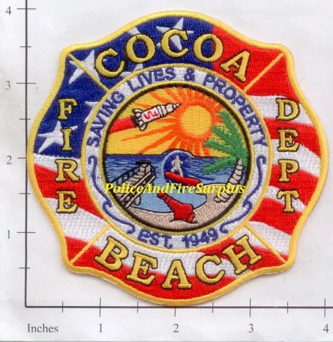 Florida - Cocoa Beach Fire Dept Patch 1