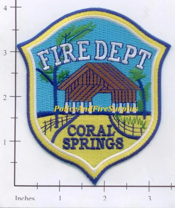 Florida - Coral Springs Fire Rescue Patch 1