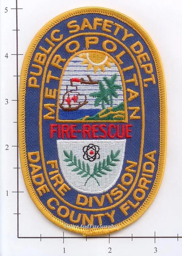 Florida - Dade County Metropolitan Fire Division Fire Rescue Patch 1