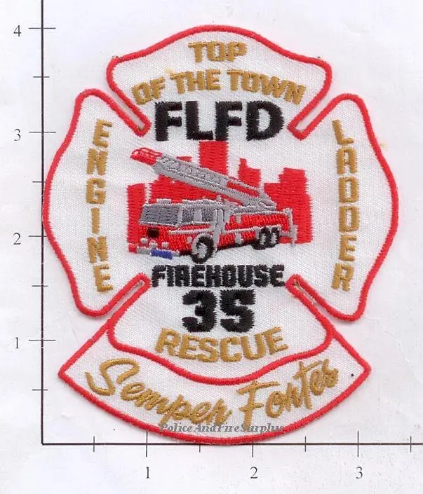 Florida - Fort Lauderdale Engine 35 Ladder 35 Rescue 35 Fire Dept Patch 1