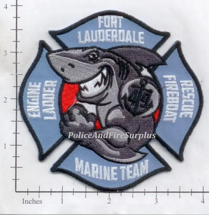 Florida - Fort Lauderdale Engine 49 Rescue 49 Fireboat 49 Fire Dept Patch V2 1