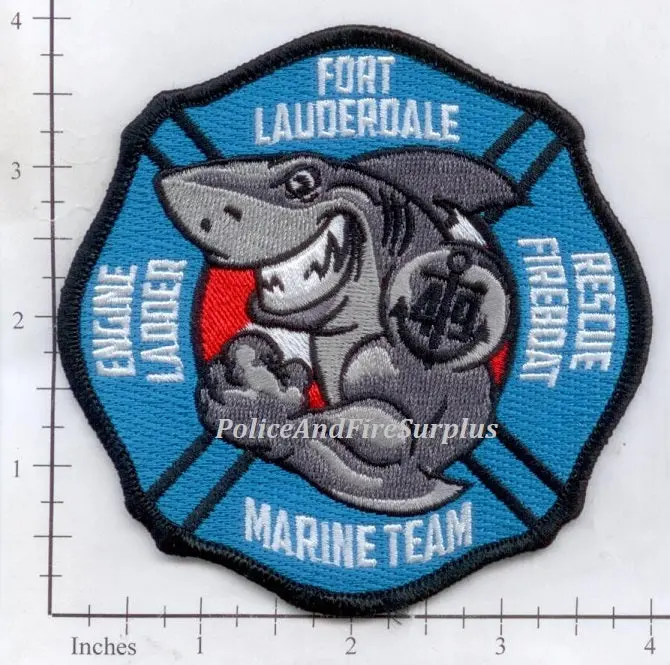 Florida - Fort Lauderdale Engine 49 Rescue 49 Fireboat 49 Fire Dept Patch V3 1