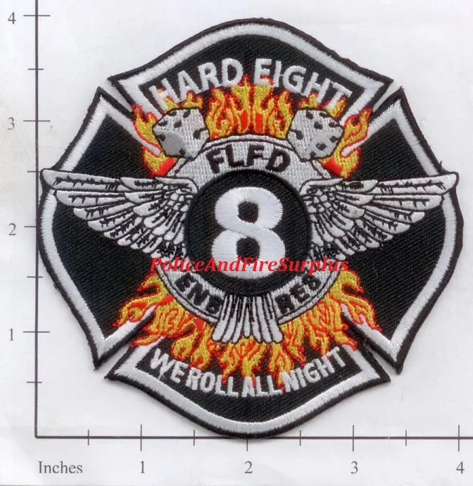 Florida - Fort Lauderdale Engine  8 Rescue 8 Fire Dept Patch 1