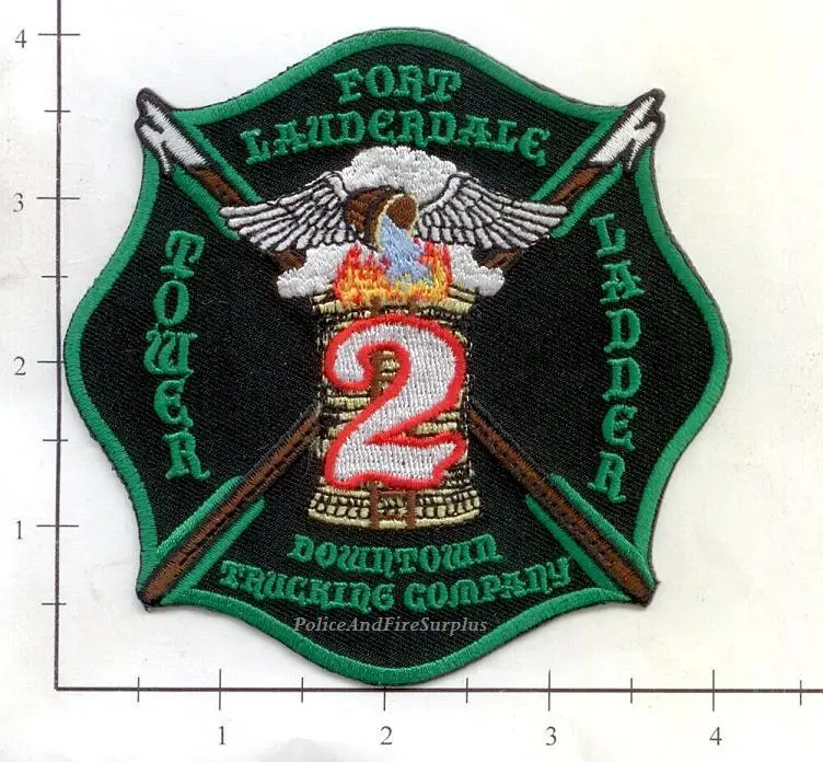 Florida - Fort Lauderdale Ladder  2 Fire Dept Patch 1