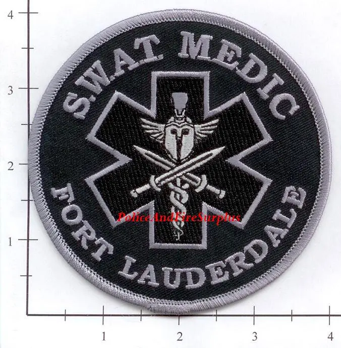 Florida - Fort Lauderdale Swat Medic Fire Dept Patch 1