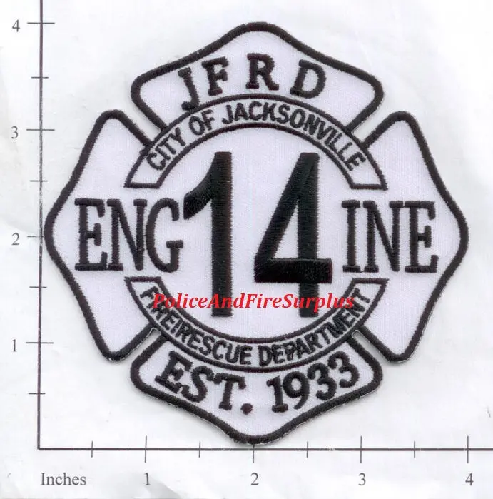 Florida - Jacksonville Station 14 Fire Dept Patch 1