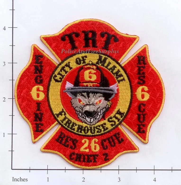Florida - Miami Station 6 Fire Dept Patch 1