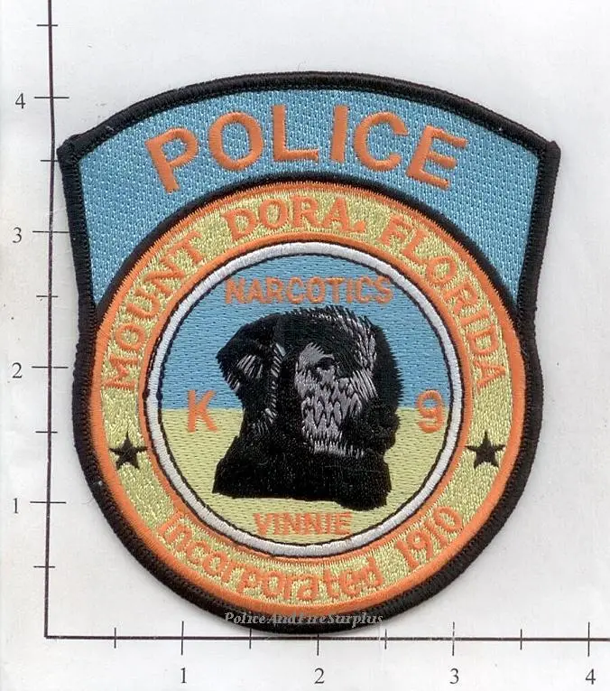 Florida - Mount Dora Narcotics K-9 Unit Police Dept Patch 1