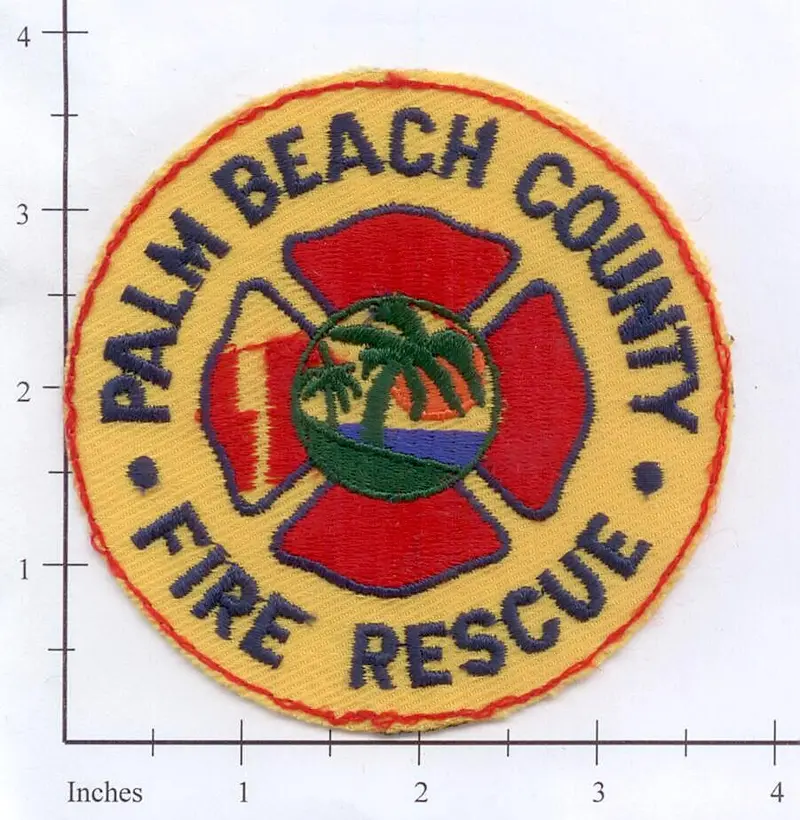 Florida - Palm Beach County Fire Rescue Patch V2 1
