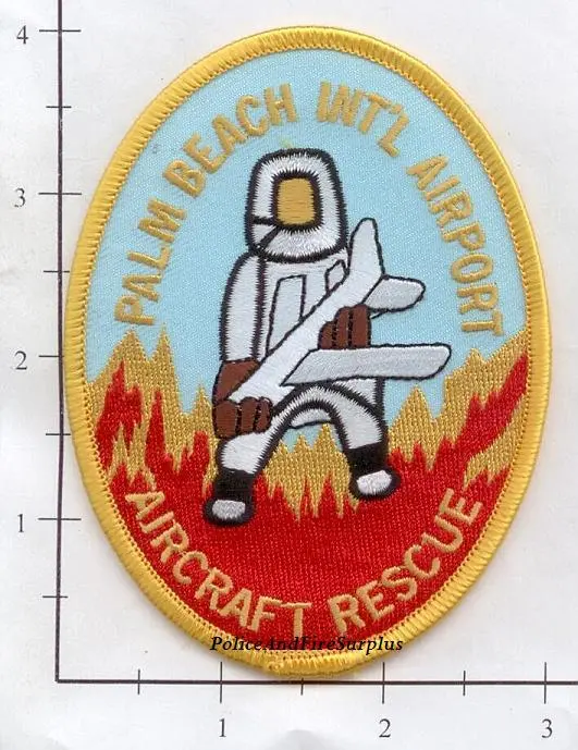 Florida - Palm Beach International Airport Aircraft Rescue Patch V1 1