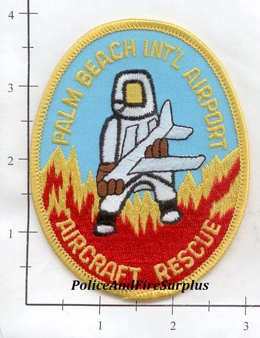 Florida - Palm Beach International Airport Aircraft Rescue Patch V2 1