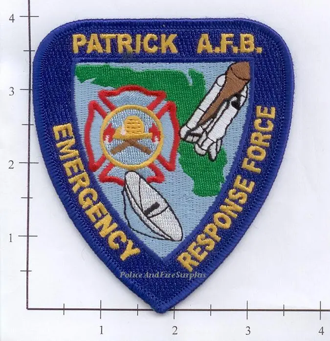Florida - Patrick Air Force Base Emergency Response Force Fire Dept Patch V1 1
