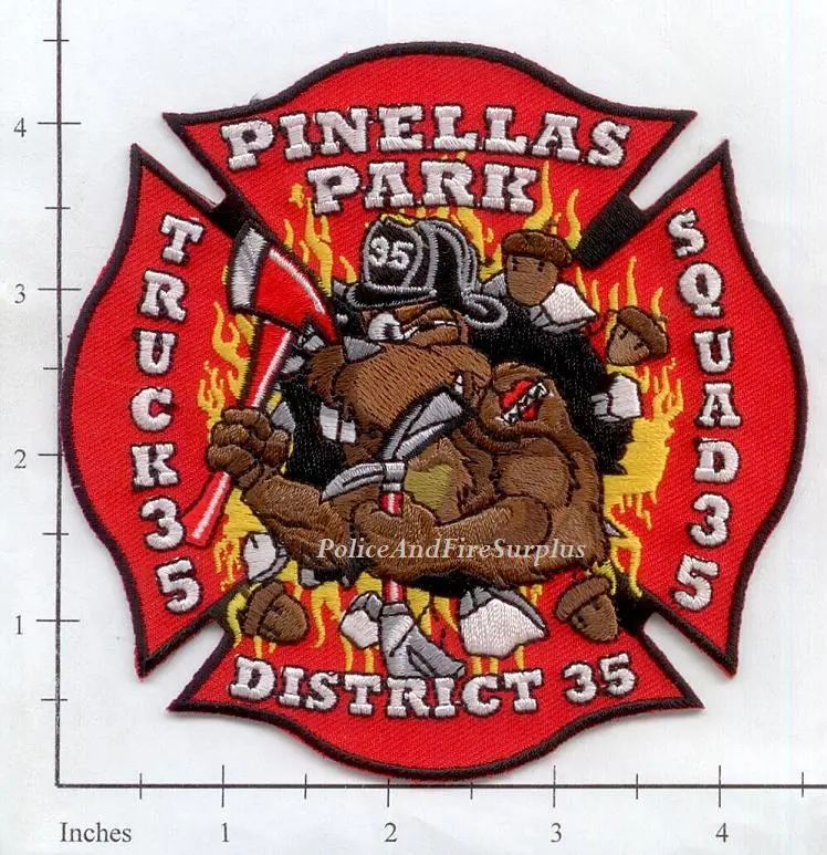 Florida - Pinellas Park Station 35 Fire Dept Patch V1 1