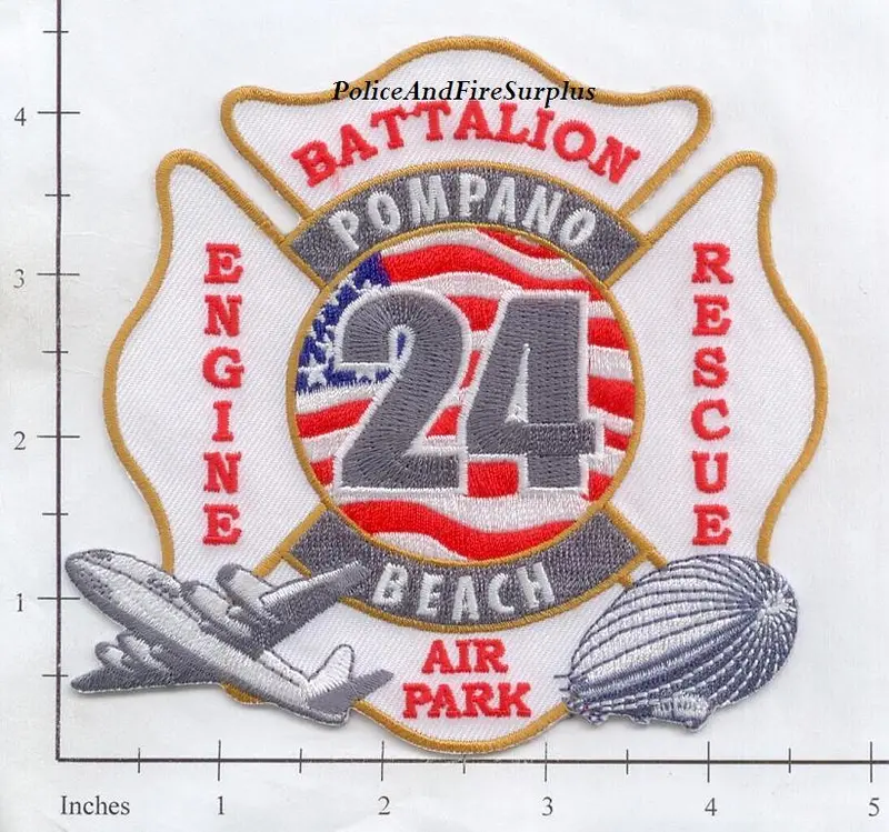 Florida - Pompano Beach Station 24 Fire Dept Patch V1 1