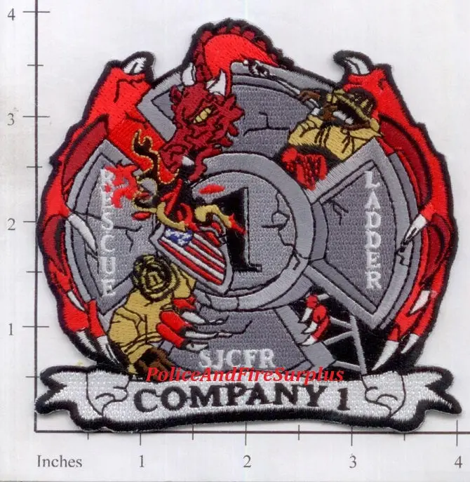 Florida - Saint John's County Station 01 Fire Dept Patch 1