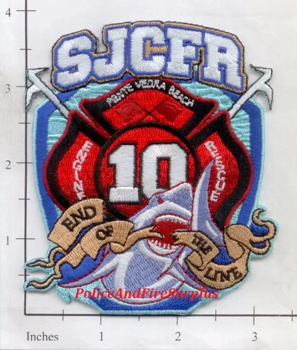 Florida - Saint John's County Station 10 Fire Dept Patch 1