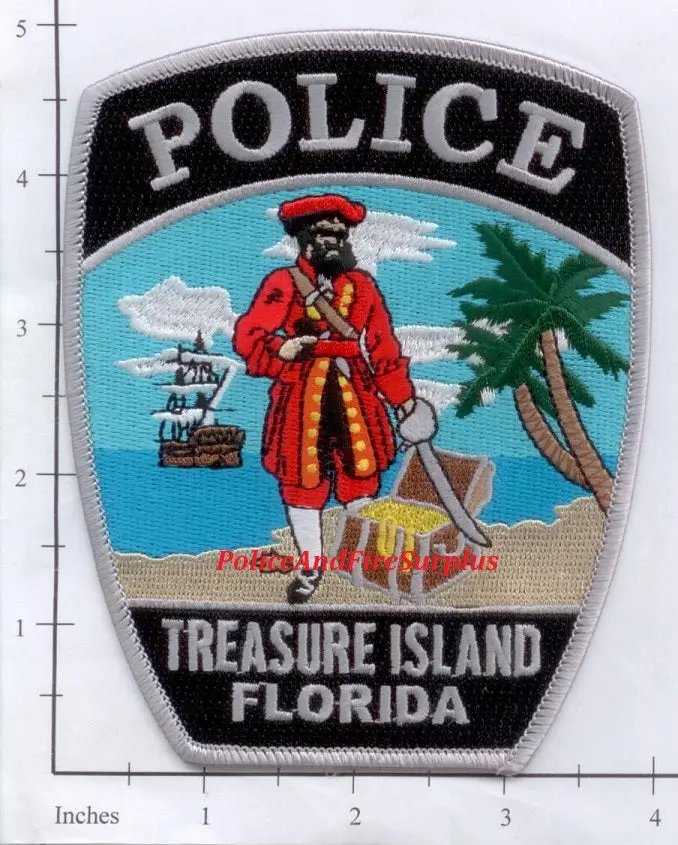 Florida - Treasure Island Police Dept Patch 1