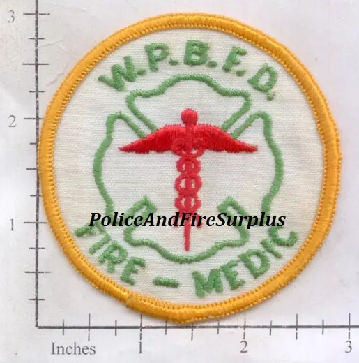 Florida - West Palm Beach Fire Medic Fire Dept Patch 1
