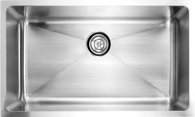 Fluid Usr3219 Arc Undermount Kitchen Sink Single Bowl Stainless 32" 19 1