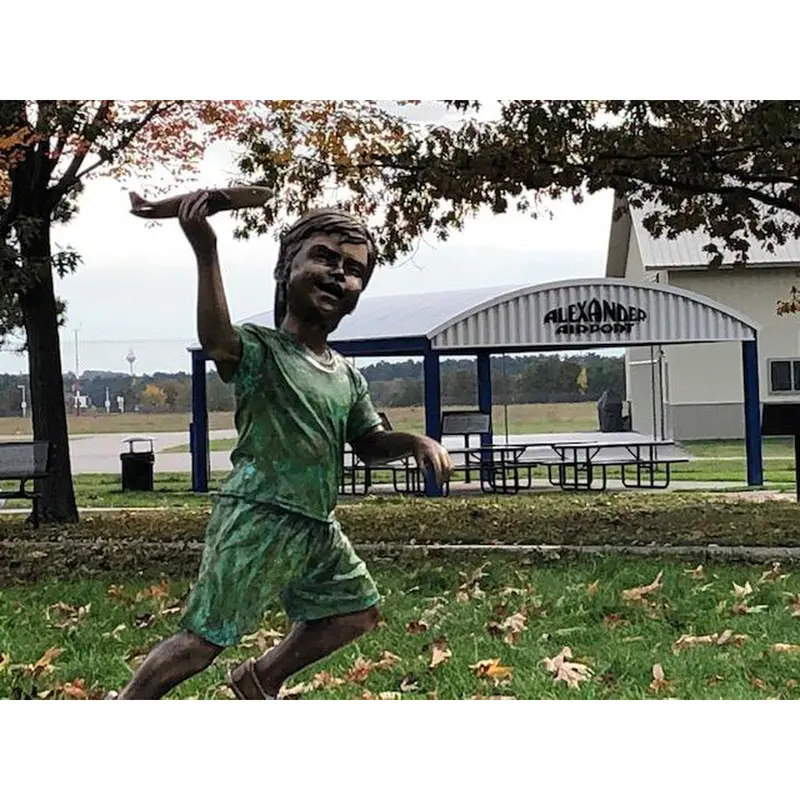 Flying Adventures Bronze Statue 2