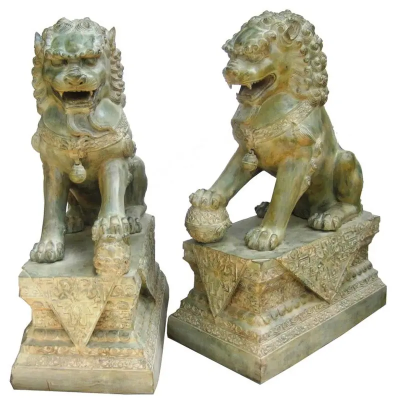 Foo Dogs - Chinese Guardian Lion Statues 1
