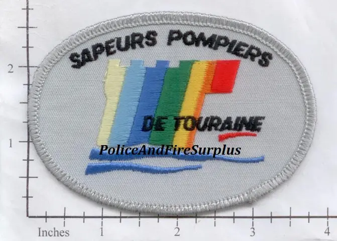 France - Touraine Sapeurs Pompiers De Touraine Fire Dept Patch V1 1