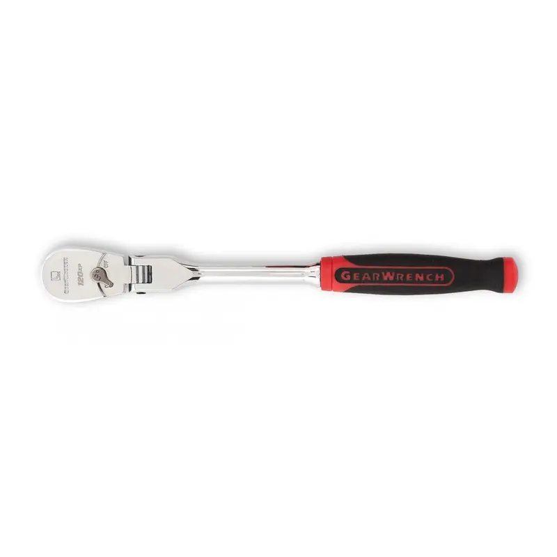 Gearwrench 1/4'' Dve Cushion Grip Teardrop Flex Ratchet: Kdt81009f 1
