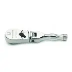 Gearwrench 3/8'' Drive Full Polish Teardrop Stubby Flex Ratchet: 81212 1