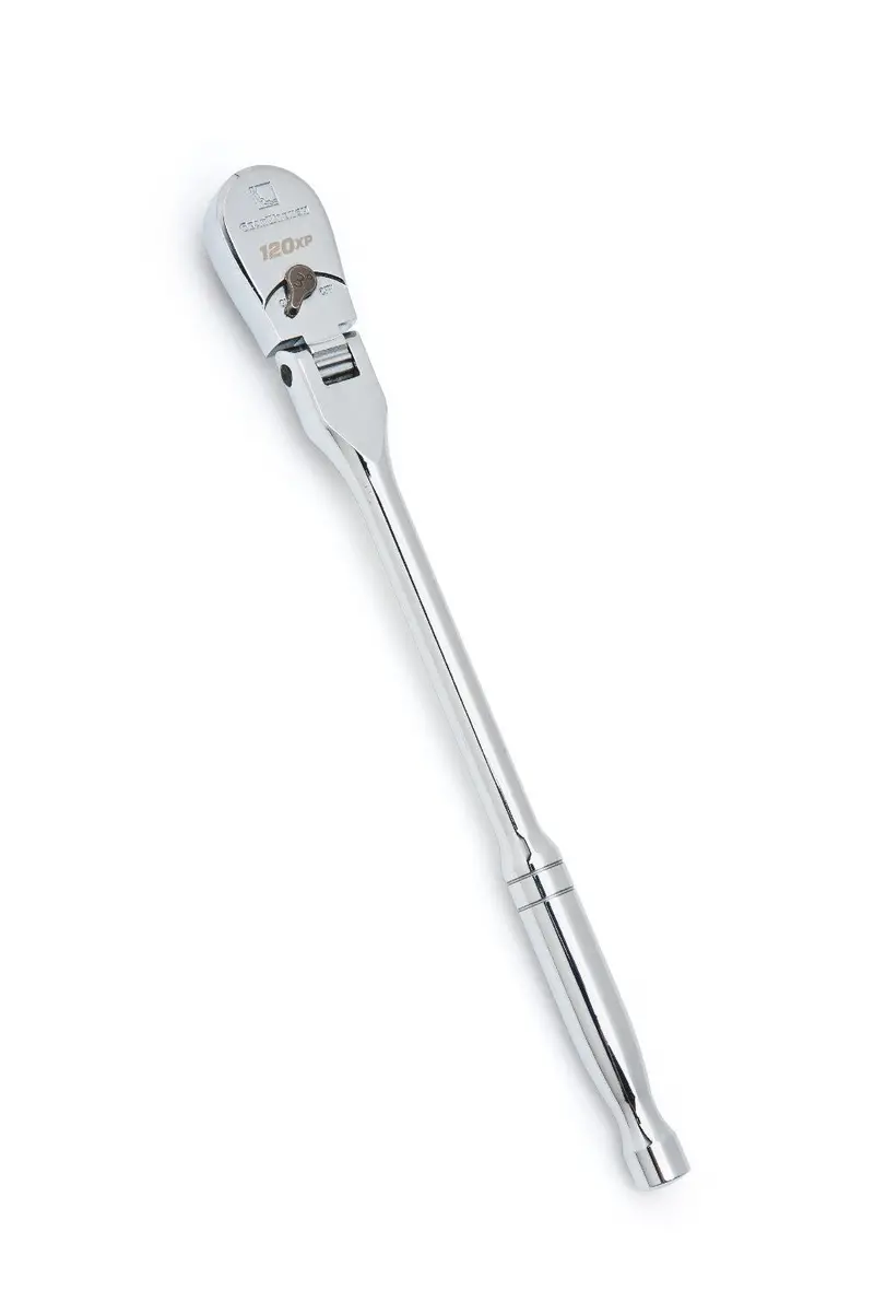 Gearwrench 3/8'' Dve Full Polish Teardrop Flex Ratchet: Kdt81215 1