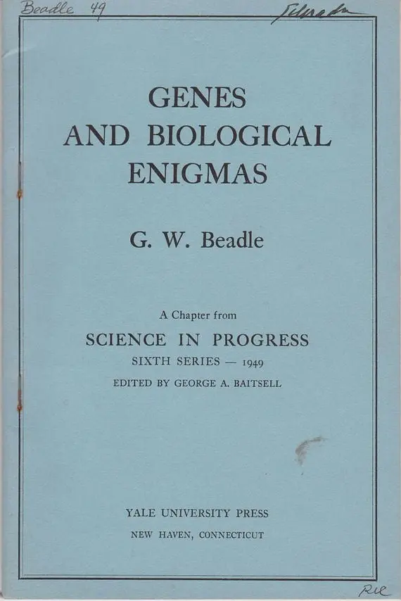 Genes And Biological Enigmas 1