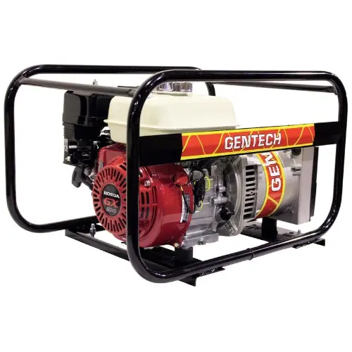 Gentech Ep3400hsr Generator - 3.4Kva Portable Generator, Honda Gx200 Engine, 3.6L Fuel Capacity 1
