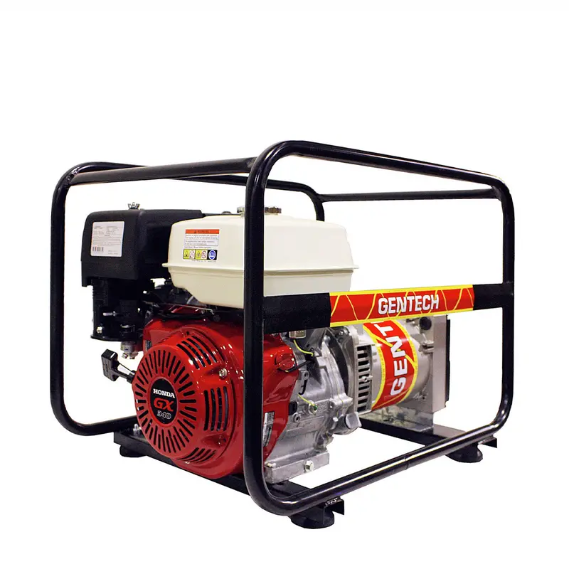 Gentech Ep5900hsr Generator - 5.9Kva Portable Generator, Honda Gx340 Engine. 6.5L Fuel Capacity 1