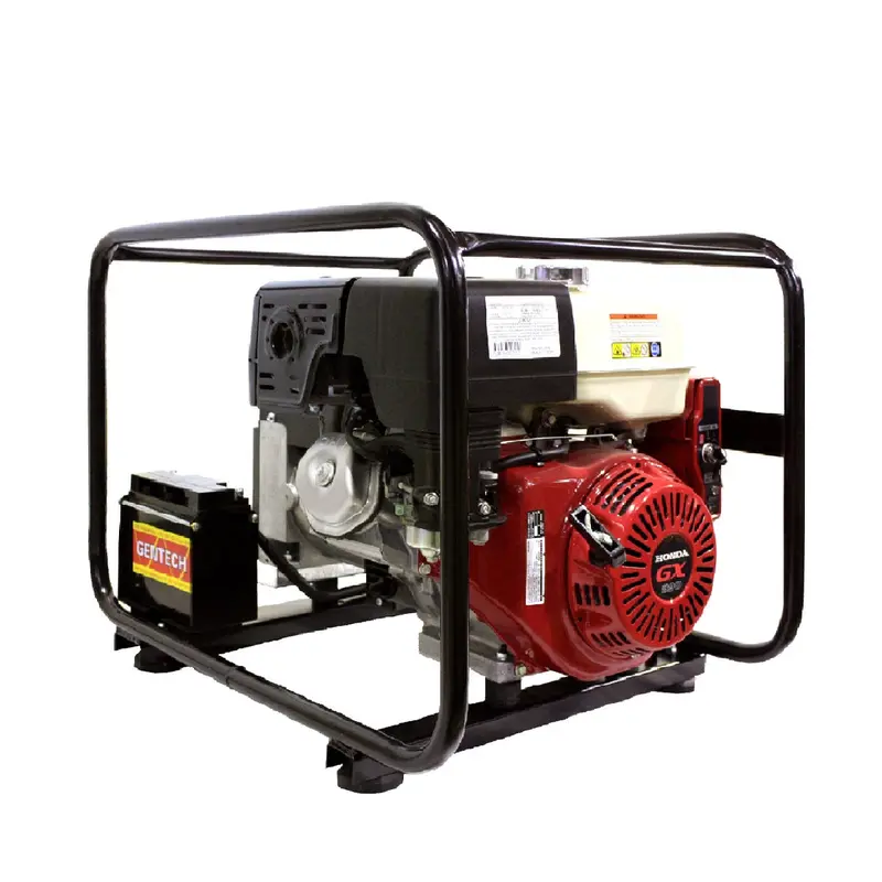 Gentech Ep7000hsre Generator - Electric Start, 7Kva Portable With Honda Igx390 Engine. 6.5L Fuel Capacity 1