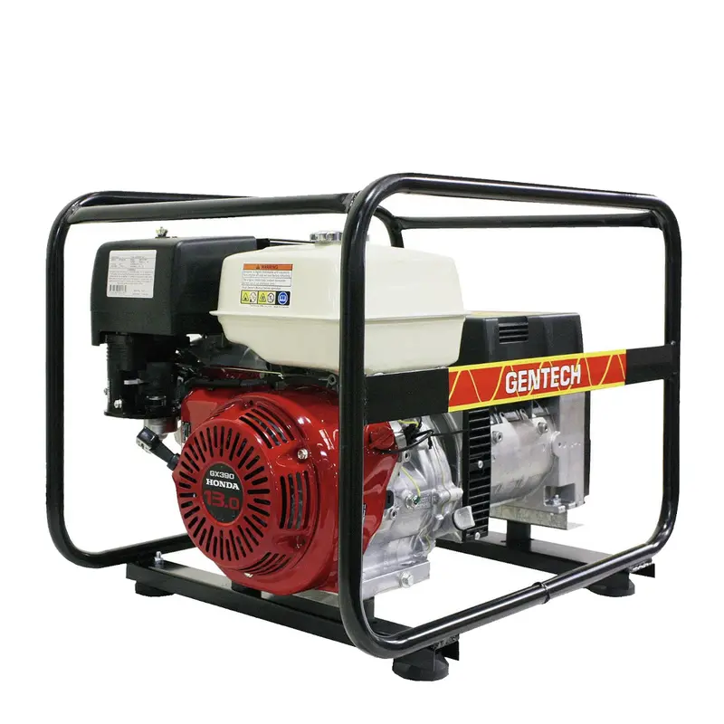 Gentech Ep8000hsre Generator - 8 Kva Portable Generator Powered By Honda With A 6.5L Fuel Capacity 1