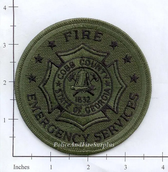 Georgia - Cobb County Fire Emergency Service Patch V2 1