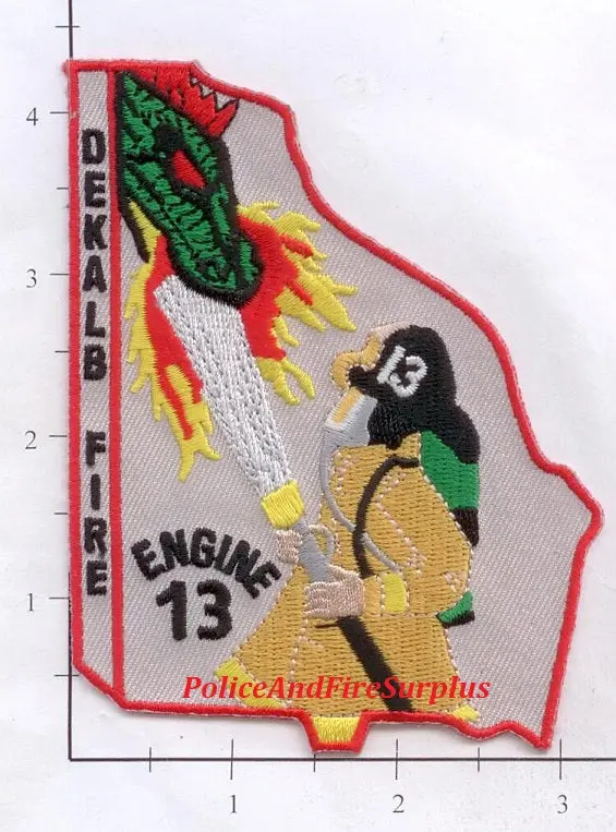 Georgia - Dekalb County Company 13 Fire Dept Patch V1 1