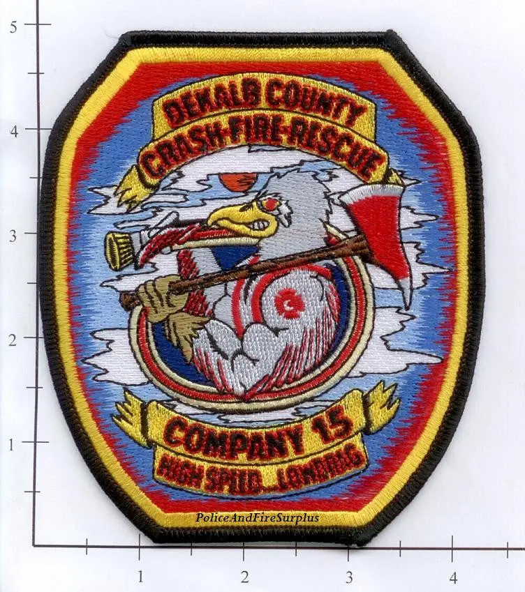 Georgia - Dekalb County Company 15 Fire Dept Patch V1 1