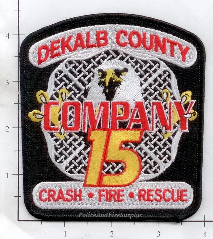 Georgia - Dekalb County Company 15 Fire Dept Patch V2 1