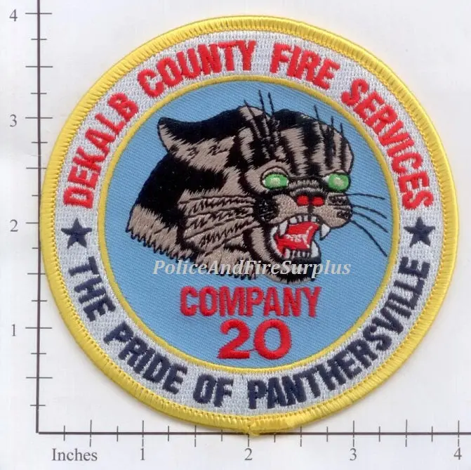 Georgia - Dekalb County Company 20 Fire Dept Patch V1 1