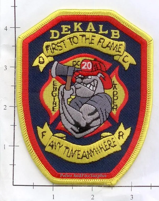 Georgia - Dekalb County Engine 20 Ladder 20 Fire Dept Patch V1 1