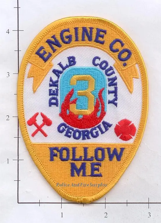 Georgia - Dekalb County Engine  3 Fire Dept Patch V1 1