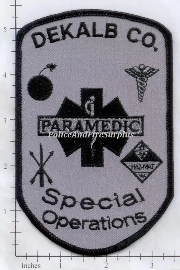Georgia - Dekalb County Special Operations Paramedic Patch 1