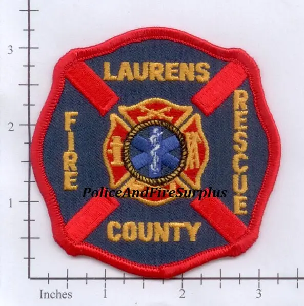 Georgia - Laurens County Fire Rescue Ems Fire Dept Patch 1