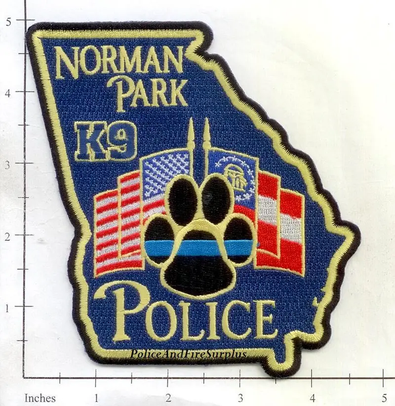 Georgia - Norman Park K-9 Police Patch 1