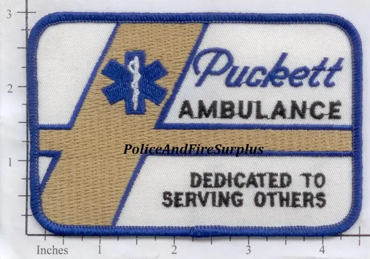 Georgia - Puckett Ambulance Ems Patch 1