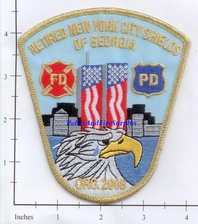 Georgia - Retired New York City Shields Patch 1