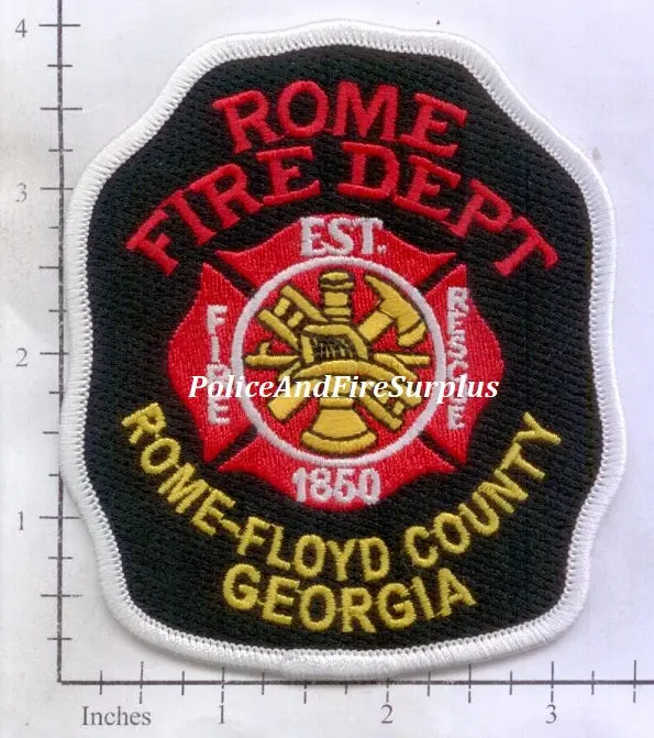 Georgia - Rome  Fire Dept Patch 1