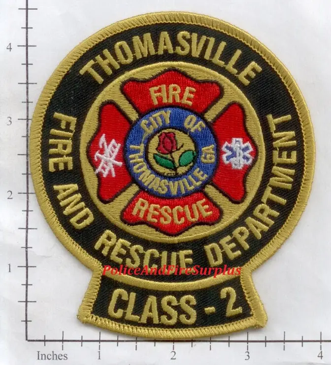 Georgia - Thomasville Fire And Rescue Dept Class 2 Patch 1