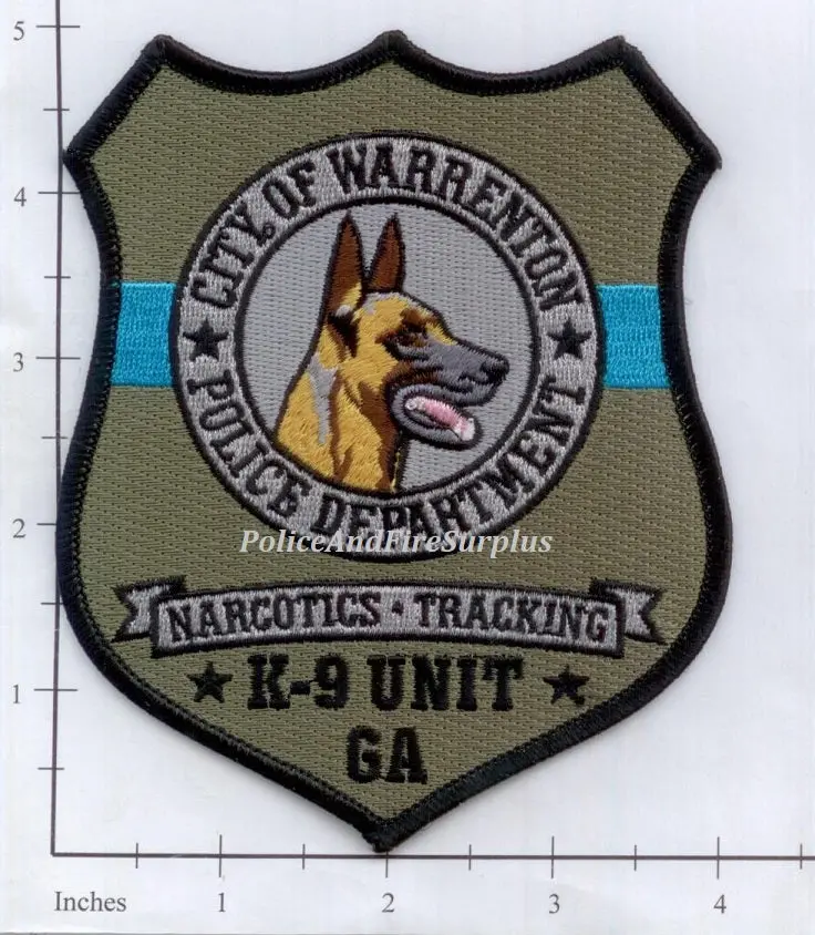Georgia - Warrenton K-9 Police Dept Patch 1
