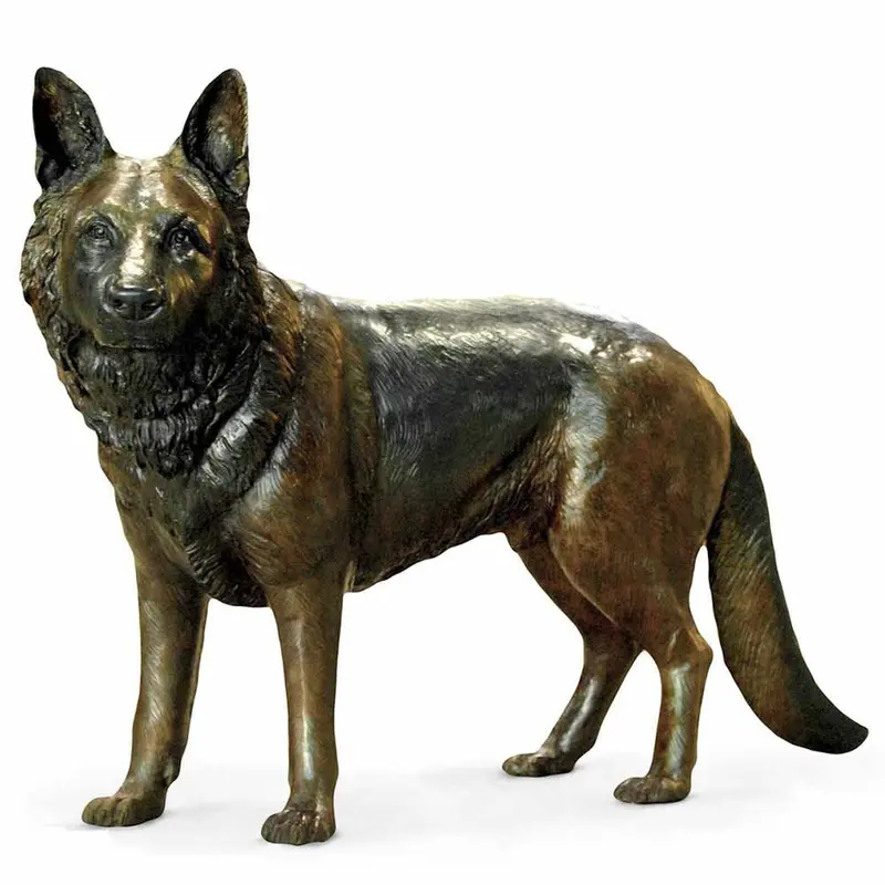 German Shepherd Dog Statue 2